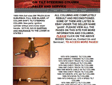 Tablet Screenshot of gmtiltsteeringcolumn.com